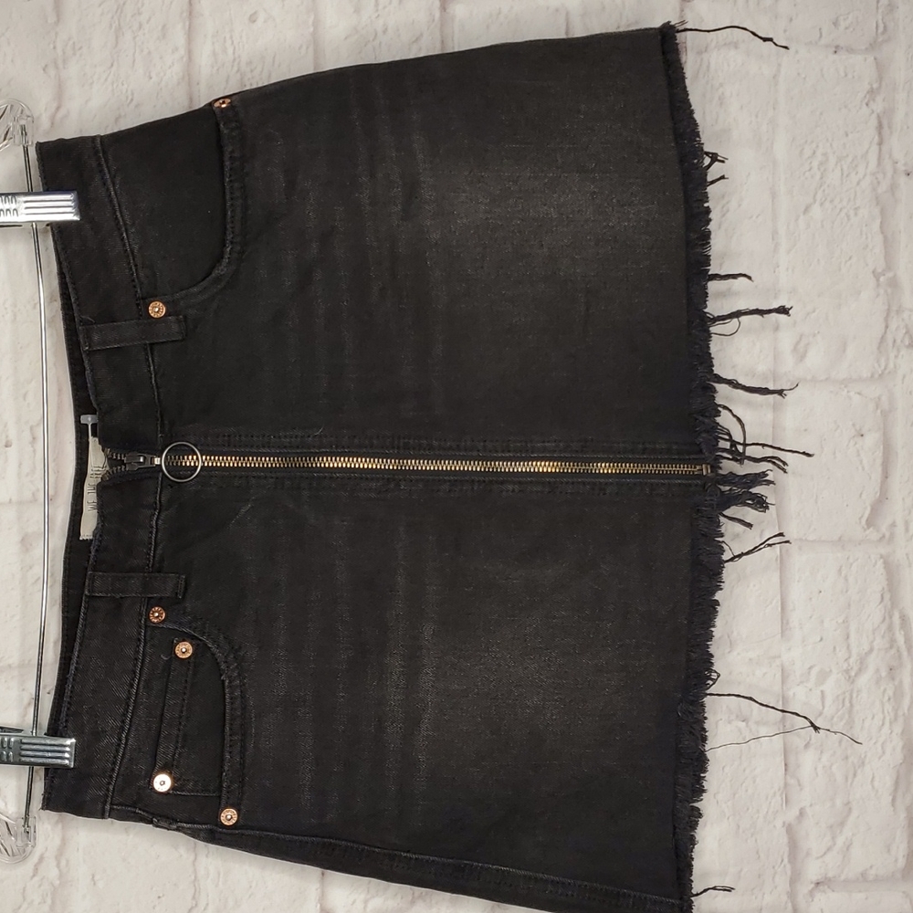 Free People We the Free Denim Mini Skirt